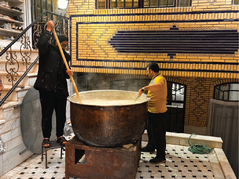 آیین سنتی سمنوپزان به نفع بیماران مبتلا به سرطان